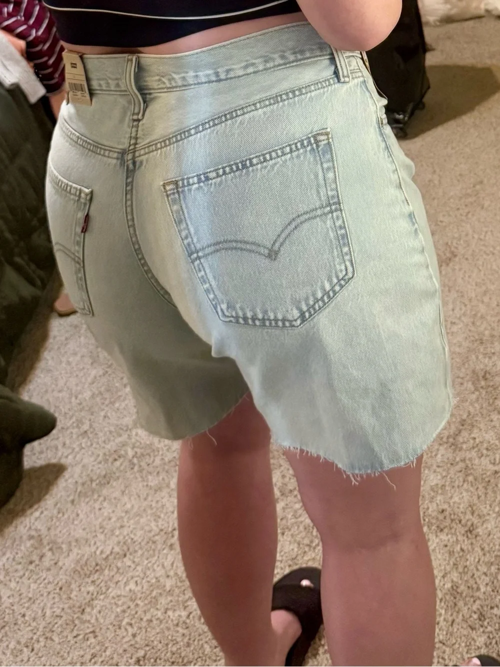 Levi’s 94 Baggy Shorts Size 32 Light Wash Denim NWT High Rise